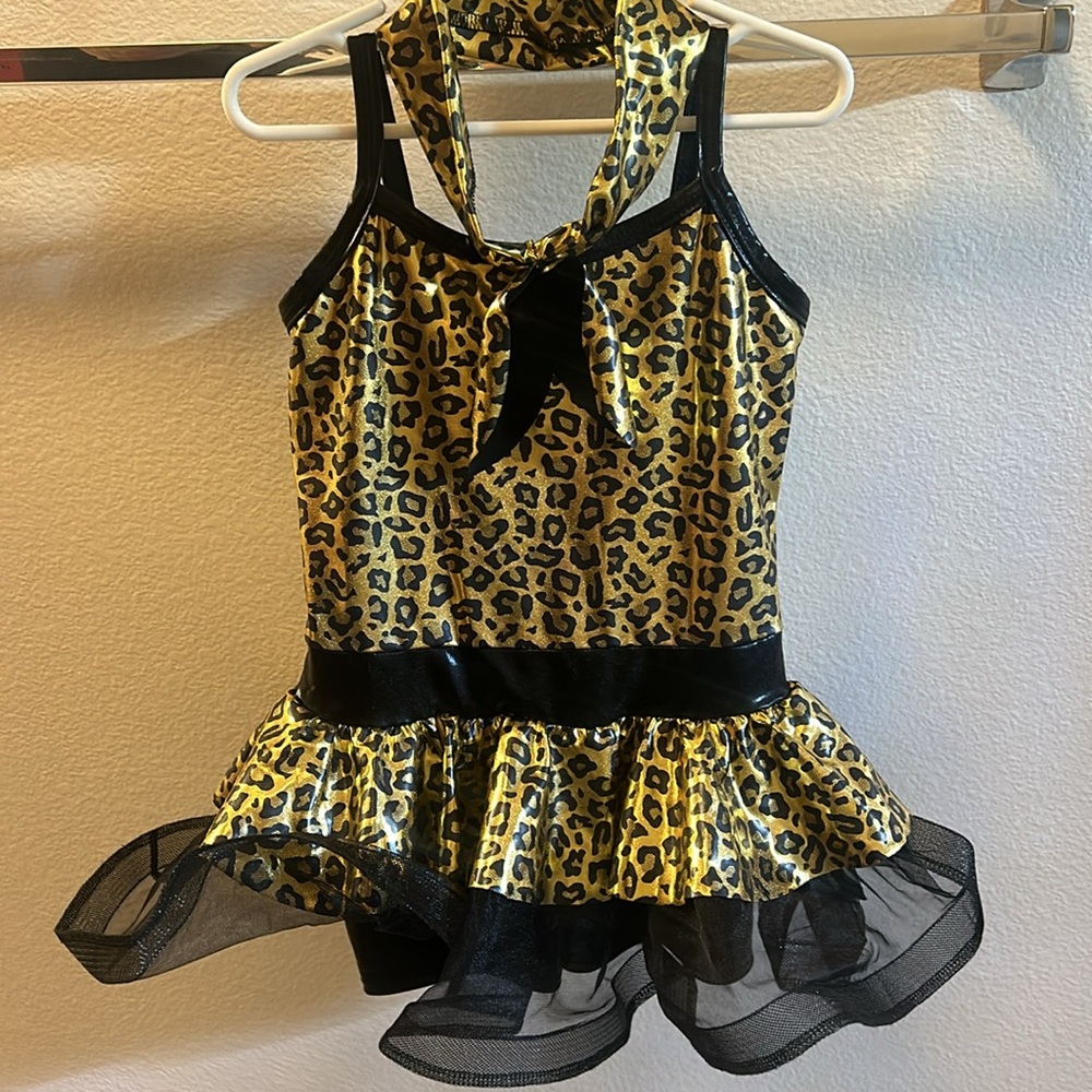 NWOT A Wish Come True cheetah girls dance costume size ISC. Style 21720.